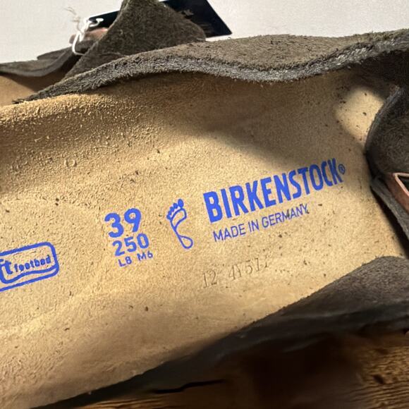 NEW Birkenstock Arizona BS Women’s 8, Mocha Brown (Mocca) Suede Leather Sandals - Picture 7 of 7